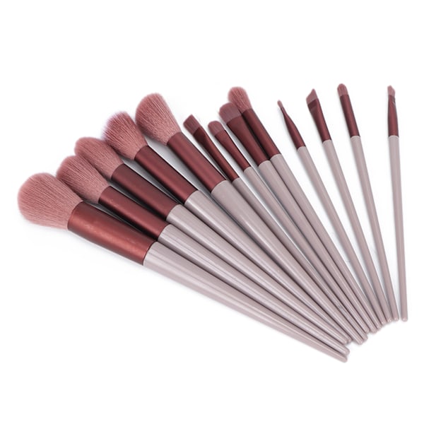 13-delt komplet makeup børste sæt øjenskygge pudder blush børste kosmetisk børste sætPink