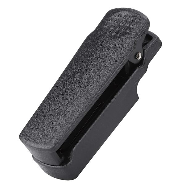 10 st vattentäta svarta walkie-talkie bältesklämmor för BAOFENG UV-9R Plus