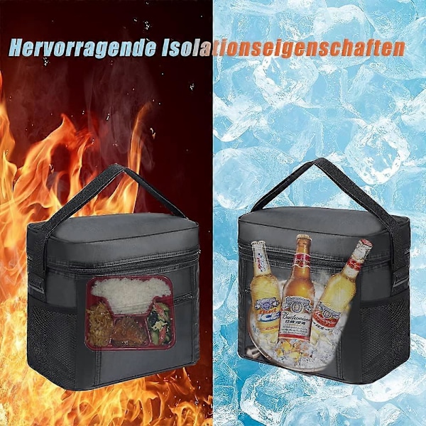 Kokoontaitettava kylmälaukku, pikniklaukku, 10 l kylmälaukku, mini kokoontaitettava kylmälaukku kannella