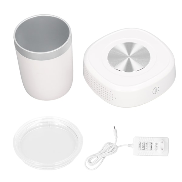 36W Hjem Hurtig Krus Kop Køler Desktop Kaffe Drik Mælk Øl Varmer Køler Hvid 100‑240V EU Stik