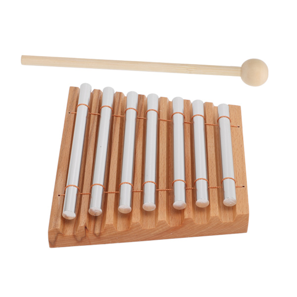 Energy Chime 7 Tone Hand Chimes Perkusjonsinstrument med hammer for klasseromsledelse