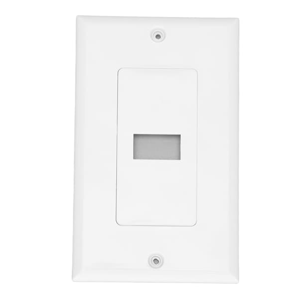 2st HD Multimedia Interface Väggplatta 4K Enkel Installation AV Väggplatta med Kabel för Hemmabio