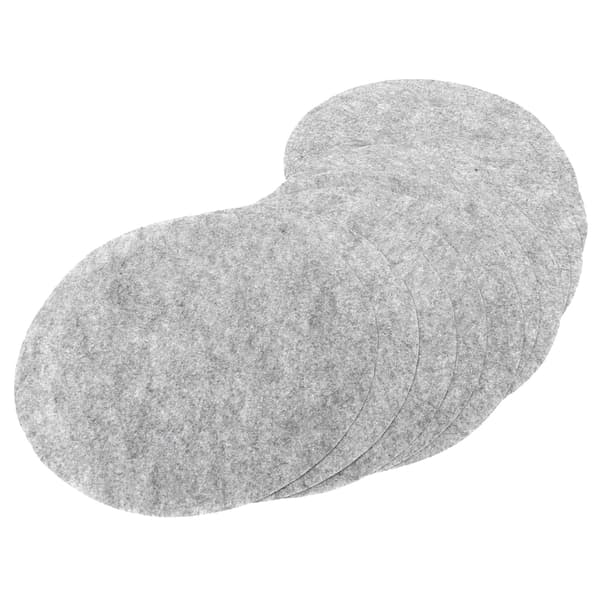 Mjuka filtplattavdelare Panseparatorplattor Köksredskap Bakeware Disk Gryta Staplingsskydd Grå 48ST