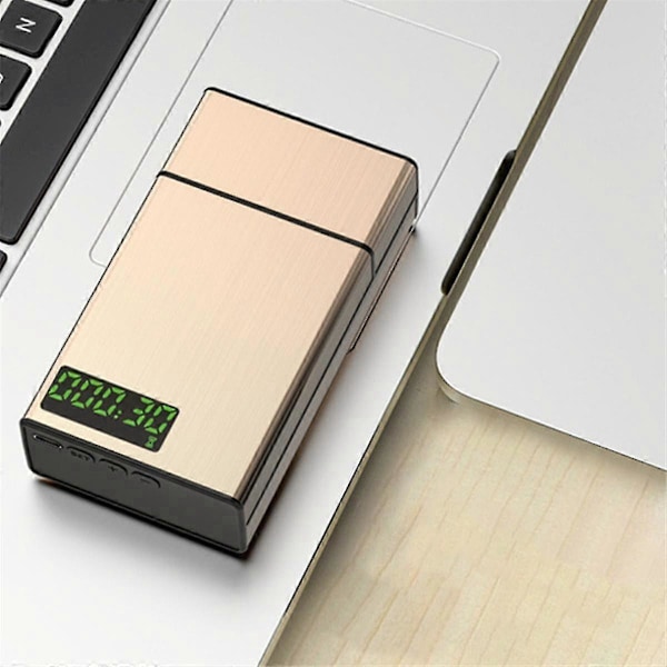 Bärbart Låsbox, Smart Box, Hjälpmedel för Rökavvänjning, Timerlåsbox, Guld