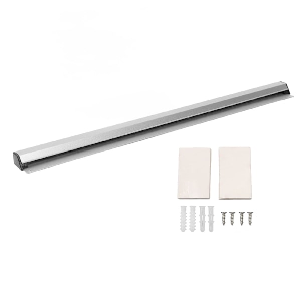 Bestillingsholder Slide Check Rack Rail Aluminiumlegering Vægmonteret Skrivebords Kvitteringsholder Billet Menu Papirclips til Restaurant Køkken Hotel