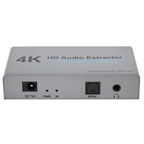 4k HDMI Audio Extractor HighDefinition 1 pisteen 2 muuntimen USB portin tietokonetarvikkeet