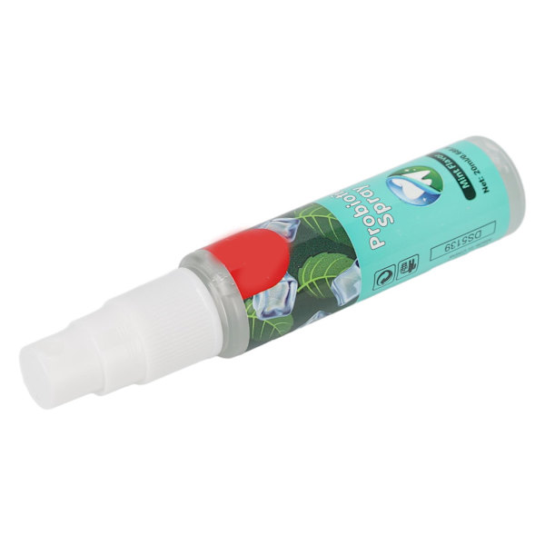 Oral Spray Behandling för dålig andedräkt Lindra muntorrhet Långvarig Fickstorlek Mint Munfräschare Spray 20ml