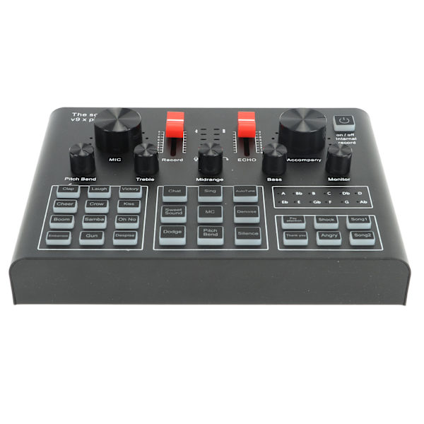 Podcast-utrustningspaket Brusreducering Stabil inspelningsstudiopaket Ljudkort Mixer för Livestreaming
