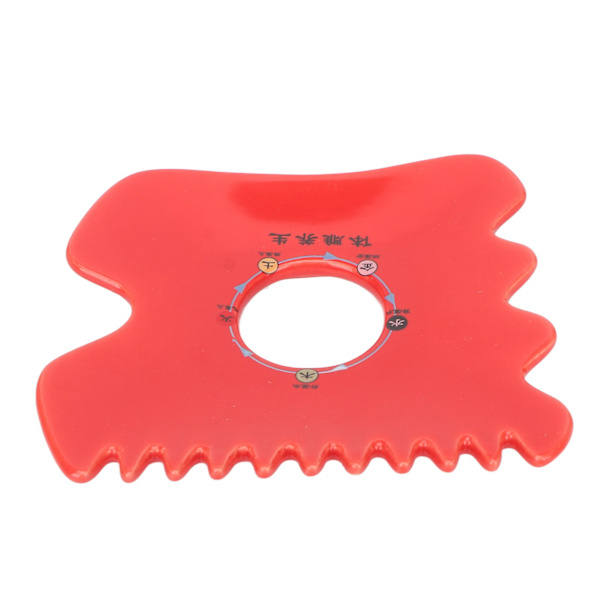 Skin Gua Sha Board Förbättra cirkulationen Olika kanter Keramisk skrapbräda för benrygg