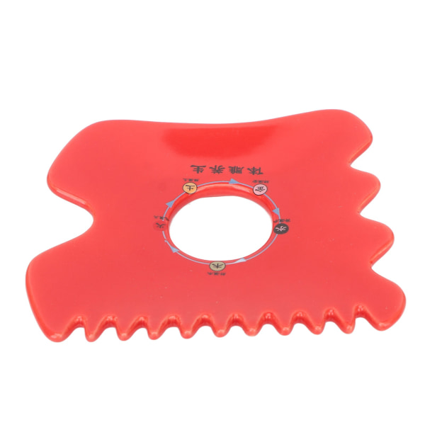Skin Gua Sha Board Forbedre sirkulasjon Ulike kanter Keramisk skrapebrett for benrygg
