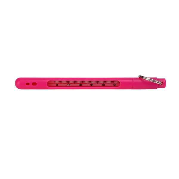Fluefiske Vannstrøm Termometer Eksperimentell Glassstav Vanntemometer med Hengering Rosa