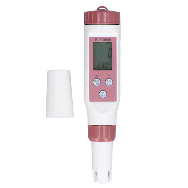 PH-tester - Trådløs BT-forbindelse 4 i 1 PH/TDS/EC/TEMP-måling APP-synkronisering EC-tester