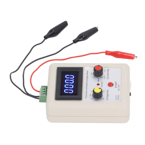 Spændingstester med digital spændingskapacitetsdetektor til diode MOS Triode Transistor 120V‑2700V Blå display