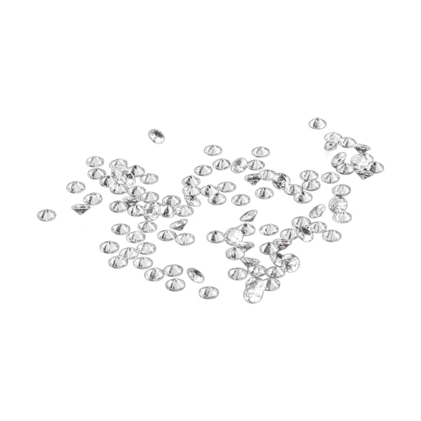 100 stk gjennomsiktige rhinestones mini spisse bunn utsøkte krystallperler for DIY håndverk smykker klær dekorasjon 3mm