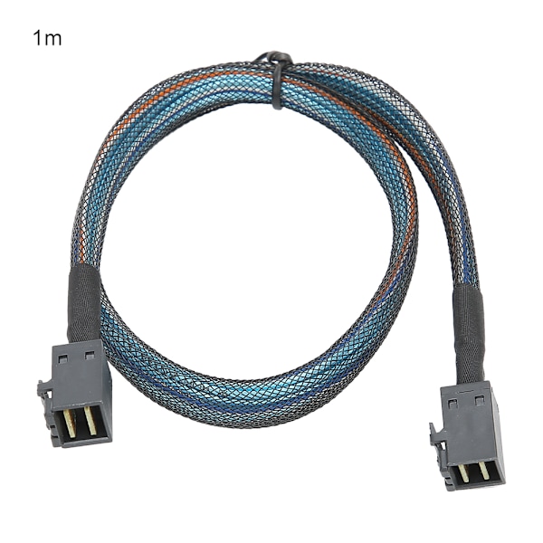 Adapterkabel Dataledning SFF-8643 til SFF8643 H0106 Server Indbygget Mini SAS HD36P Nylon flettet (1 meter)
