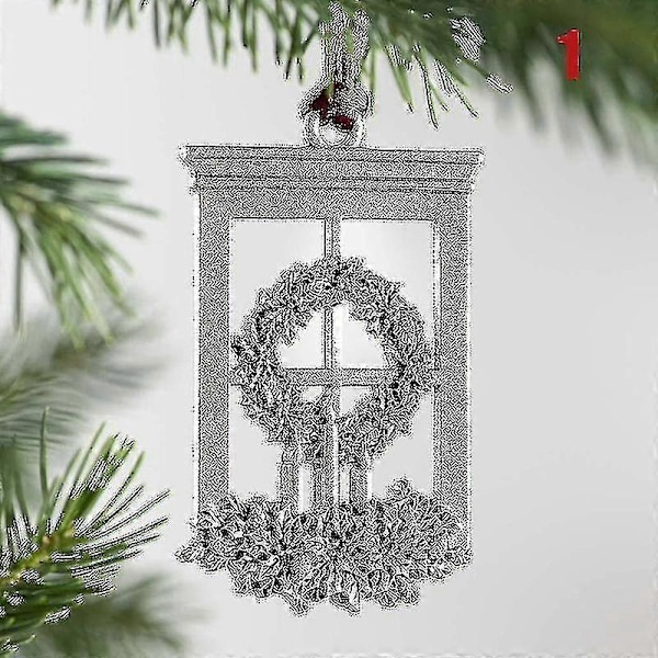 Bedste Shiyi Juletræsornament i Massiv Tin til Jul