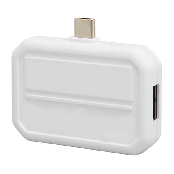 3-i-1 Type C Hub Multifunksjonell Type C til HD Multimedia Interface USB3.0 PD Hub Dockingstasjon Hvit