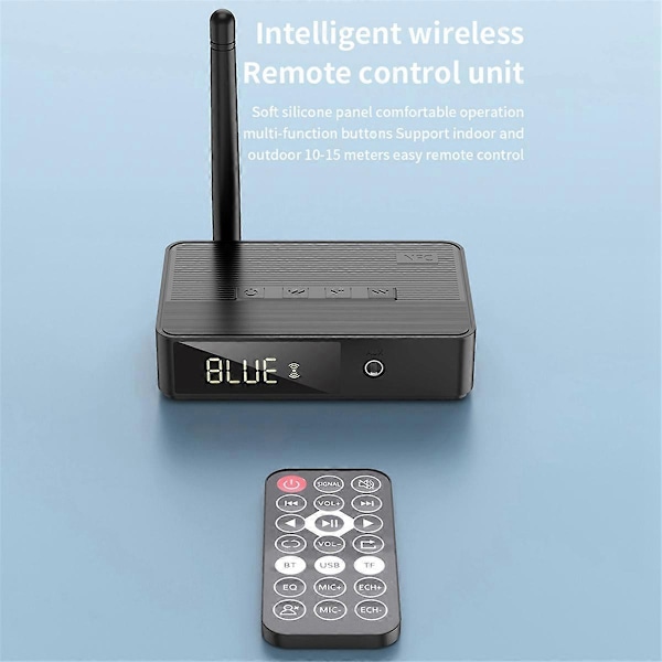 Bluetooth 5.3 Modtager Sender Adapter Koaksial Fiber Optisk Adapter