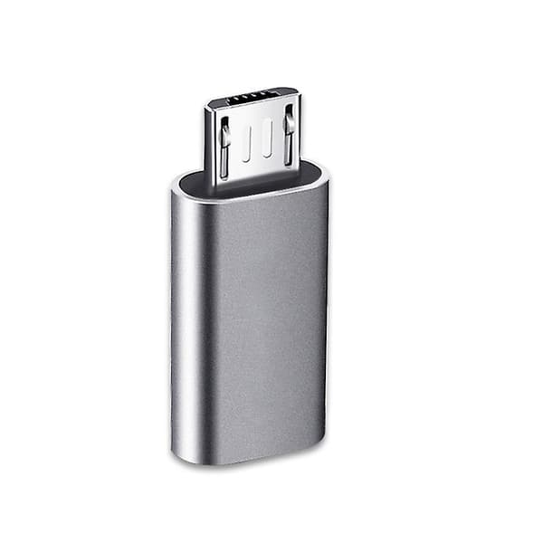 USB C-adapterset - Typ C hona till Micro USB hane, 2-pack