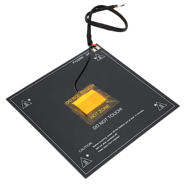 Skriveroppvarmingsseng for Creality 3D Ender-3 Industrielt tilbehør med oppvarmet puteplate