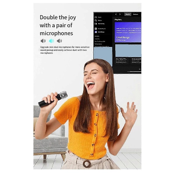SD306plus Uggla Bluetooth Högtalare Kraftfull Portabel med Dubbla Mikrofoner A