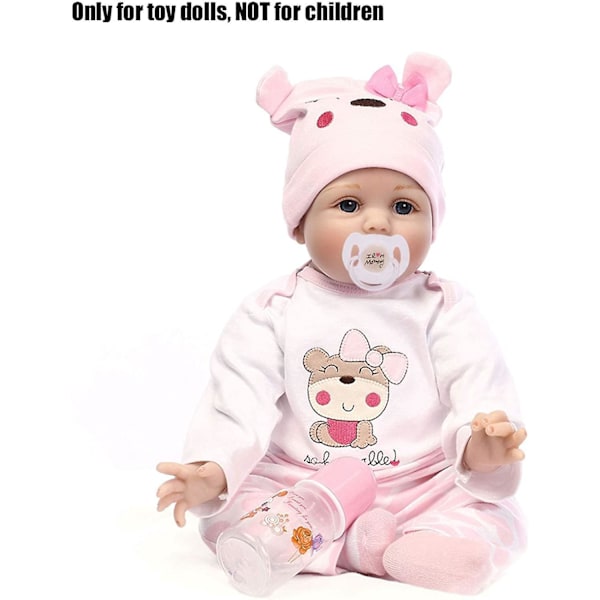2 stk. Reborn Dukke Magnetisk Sut, Søde Simulations Magnetiske Brystvorte Forsyninger Tilbehør Legetøj kun til Reborn Baby (Pink)
