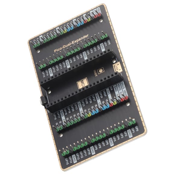 Eksternt utvidelseskort Dobbelt utvider for Raspberry Pi Pico grensesnittutviklingsmodul