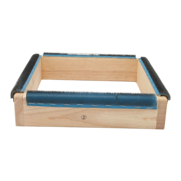 Broderi Strip Ramme 9,8 tommer 4 sider Robust massivt træ, nem montering Tæpperamme med skruer Snøgle til tufting DIY