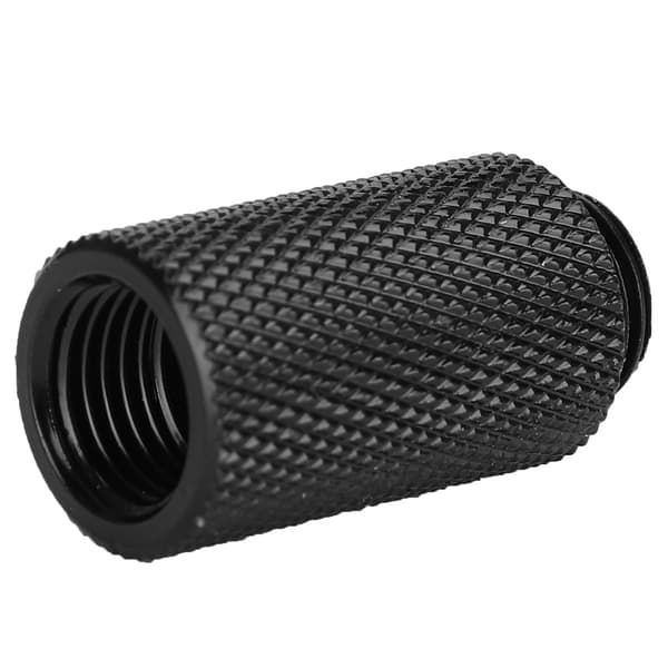 G1/4 Forlenget Sete 30mm Lengde Kromplate for Datamaskin Vannkjølingssystem Tilbehør (Svart)