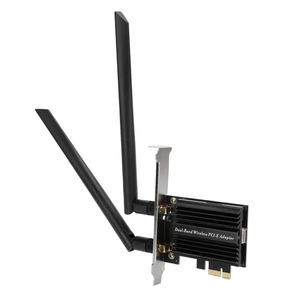 Netværkskort Desktop Dual Band Adapter med 8DB Antenneforlængerkabel AX3000 PCI-E