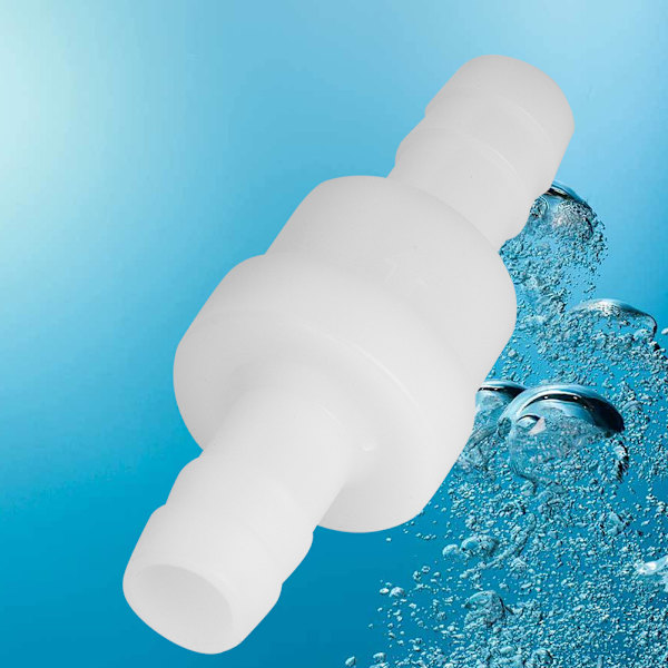 2PCS 10mm Plast Kontrollventil Backventil Envägsventil för Gas Vätska