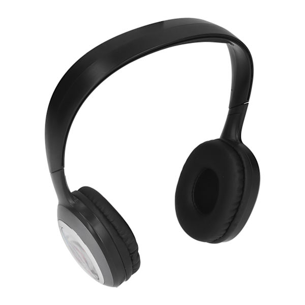 Børnetrådløse hovedtelefoner med lydstyrkebegrænsning Multifunktionel støjreducerende tegnefilm animation trådløst headset sort