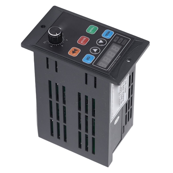 Frekvensomformer 1PH 176‑264V Inngang 3PH 0‑220V Utgang VFD 750W for Motorpumpe