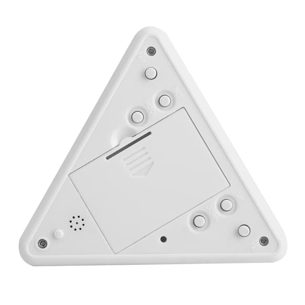 LED Farveskiftende Digital LCD Vækkeur Termometer Natlys Bordure