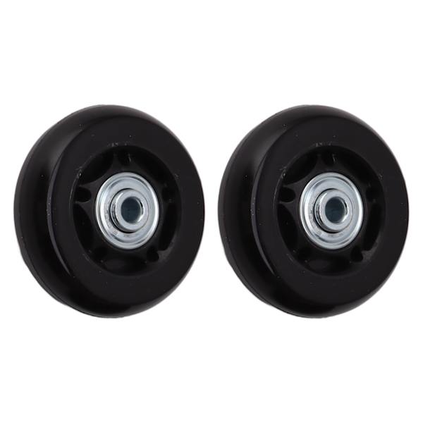 2 kpl matkalaukkujen korvaavat pyörät äänettömät kumipyörät kääntyvät pyörät laakerikorjaussarjat 72x24mm / 2.8x0.9in