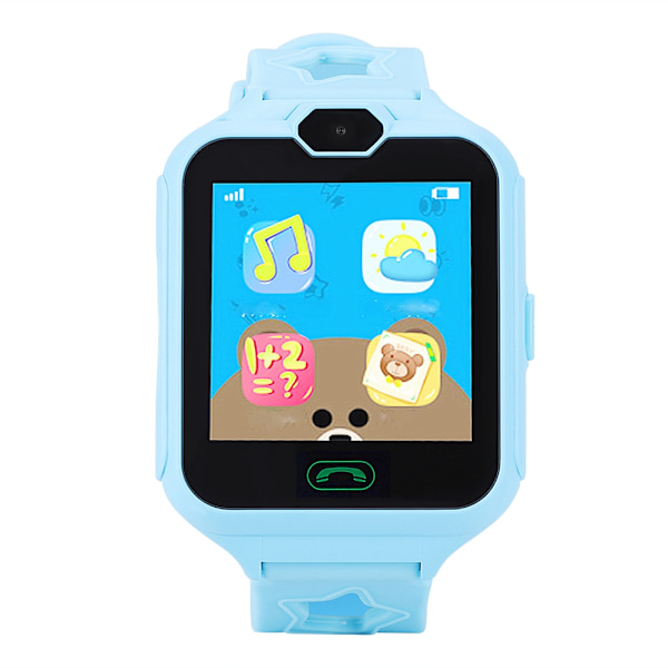 Kids W88 Baby Smart Watch Med Passometer Kamera Musikk Display Alarm Blå