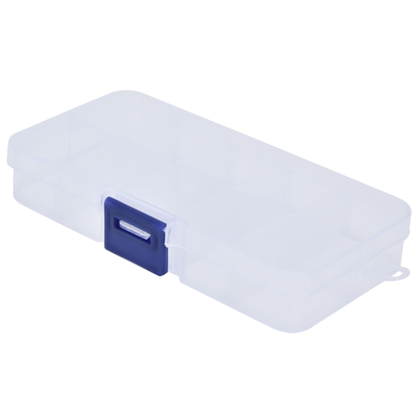 10 kpl 13x7x2,5 cm askartelu säilytysastia läpinäkyvä PP-muovi 10 lokeroa laatikon organizer