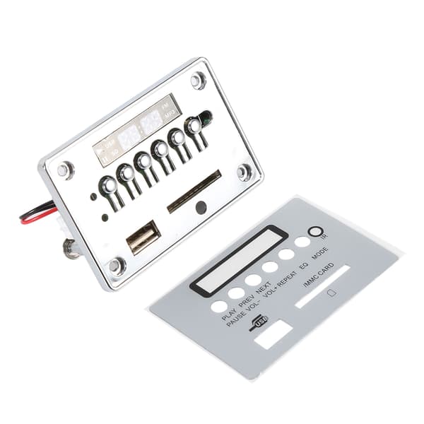 Bluetooth MP3-dekoderkort lydmodul USB-lagringsminne FM-radio (sølv)