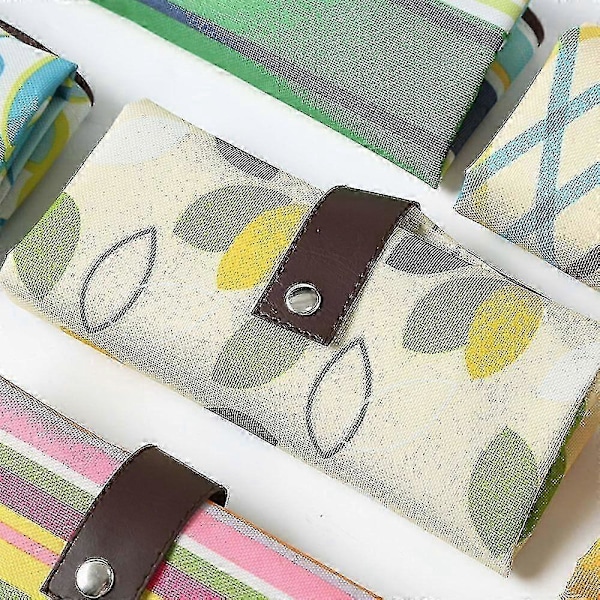 Bærbar Foldbar Vandtæt Printet Tote Taske Shopper Pung Skuldertaske Håndtaske Til Shopping|rejse|opbevaring Style-10