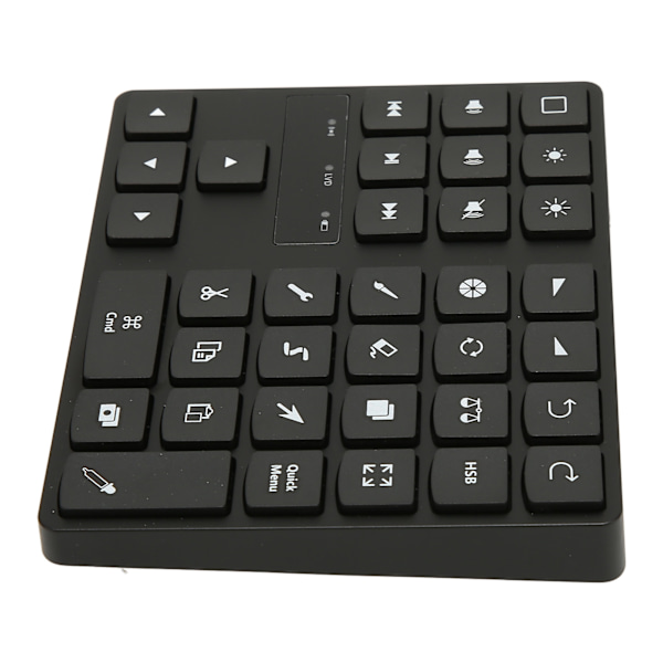 35 taster Numerisk tastatur Stabil tilkoblingsdriver Gratis Bluetooth-tilkobling Tegningstastatur med 4 mykt gummi for hjemmekontor