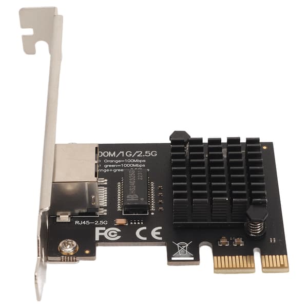 PCIe Ethernet-kort 10 100 1000 2.5Gbps RJ45-port Wake On LAN Flow Control Gigabit Ethernet-kort til stationær computer