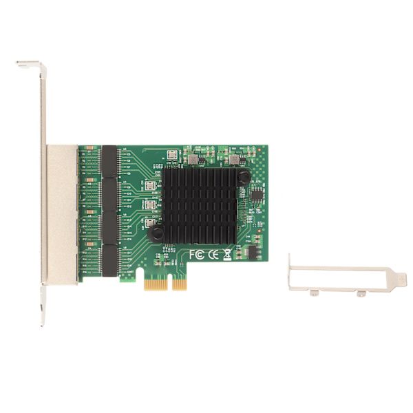 8111G T4 PCI E X1 4-ports Gigabit-servernetværkskort 10/100/1000 Mbps Gigabit Ethernet-serveradapter til blød routing