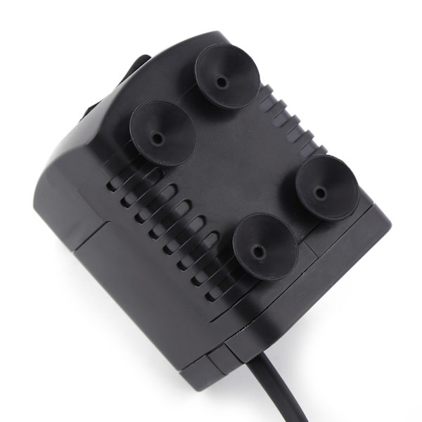 Dykpumpe til akvarium, 220V 15W, 800L/H, sort