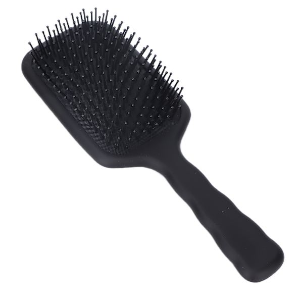Redande hårborste Nylon Air Cushion Massagekammar för kvinnor Våt Torr Tjockt hårSvart