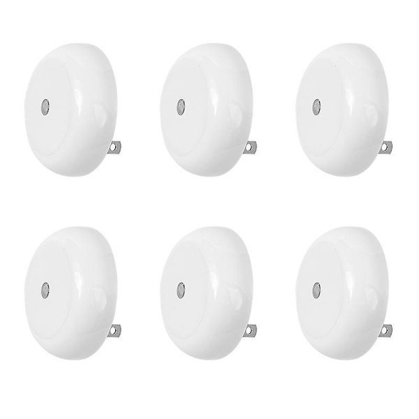 Smart Plug-in Nattlampa med Skymnings- till Gryningsensor - Varmvitt Ljus för Badrum, Sovrum, Kök, Hall - Anti-Infraröd