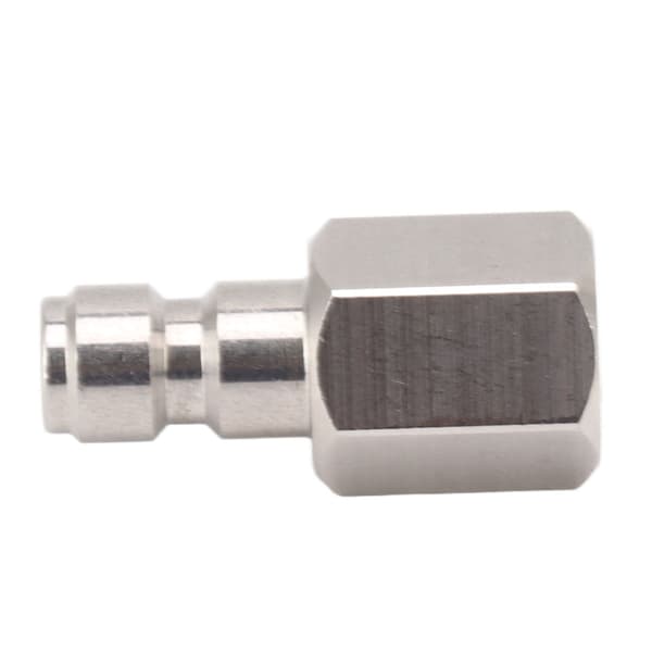 1/8 tomme BSPP hungevindfitting 304 rustfrit stål lige hunadapter til CO2-cylinder oppustelig tilbehør