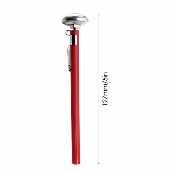 Termometer i rostfritt stål för livsmedel, mjölktermometer, 0-100 ℃, kök, 127 mm