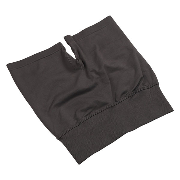 Kvinnor Hög midja Höftlyft Yoga Shorts Mjuk Elastisk Gym Löp Magkontroll Träningsshorts Blå Grå L