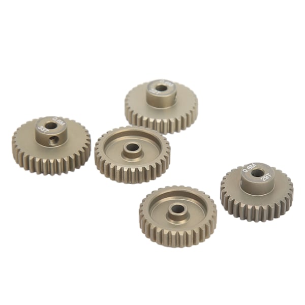 M0.6 Modul 3.175mm Bländaröppning Drev Reductionsväxlar Aluminiumlegering Drev Motorväxel 29T 30T 31T 32T 33T Reductionsväxel