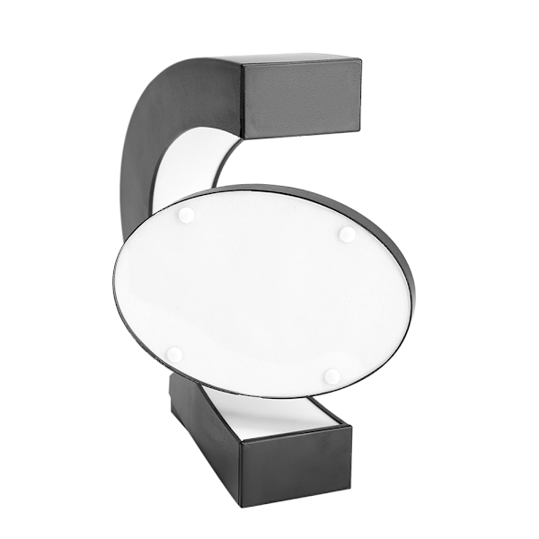 C-formet magnetisk svevende fotoramme Hjemmekontor Dekor Gave (EU-kontakt)